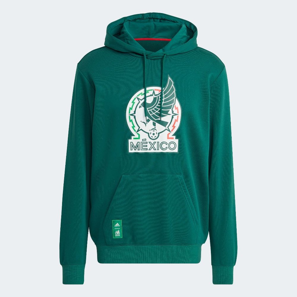 Adidas 2022-23 Mexico Graphic Hoodie - Green Size S